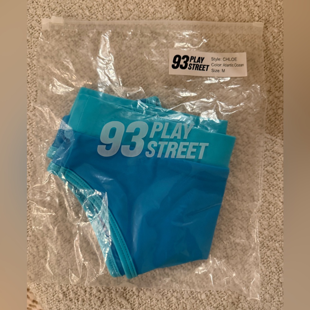 93playstreet Chloe bottoms - Atlantic Ocean - Medium